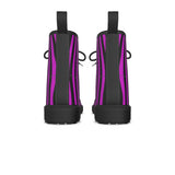 Pink Striped Ladies Festival Boots