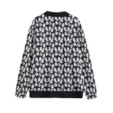 Black and White Spooky Cute Ghost Cardigan