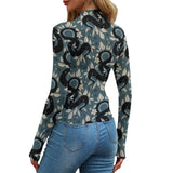 Snakes Mesh Top Long Sleeved