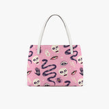 Pink Skull & Snake Alternawear Ladies Everyday Handbag Tote Bag
