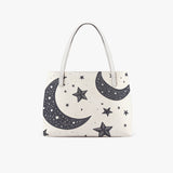 Celestial Moon Stars Tote Bag