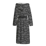 Black and Grey Bat Dressing Gown