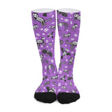 Purple Skeleanimals Alternawear Socks
