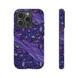 Purple Animal Print Tough Phone Case