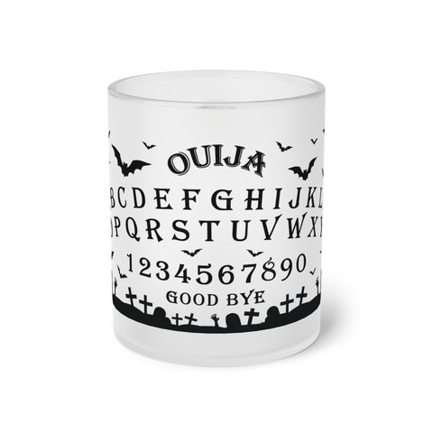 Ouija Board Frosted Glass Mug