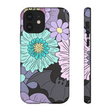 Floral Bat Tough Phone Case