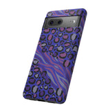 Purple Animal Print Tough Phone Case