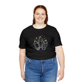 Witchy Crystal Unisex Jersey T-shirt met korte mouwen