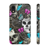 Day of the Dead Rose Lady Tough Phone Cases