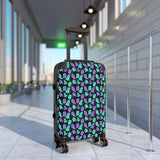 Green and Purple Cute Ghosts High Quality Suitcase (three sizes)