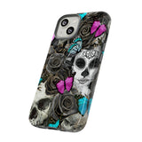 Day of the Dead Rose Lady Tough Phone Cases