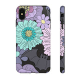 Floral Bat Tough Phone Case