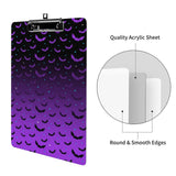 Purple Bat Ombre Clipboard