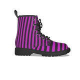 Pink Striped Ladies Festival Boots