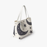 Celestial Moon Stars Tote Bag