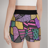 Sally Stitches Patchwork Casual Shorts