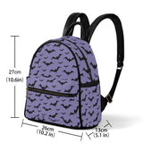 Lilac Bats Mini Backpack