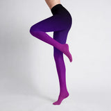 Purple Black Ombre Tights