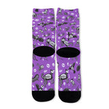 Purple Skeleanimals Alternawear Socks