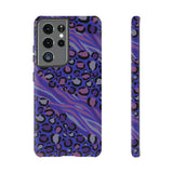 Purple Animal Print Tough Phone Case