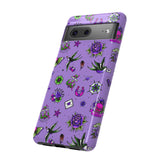 Retro Old School Lilac Tattoo Tough Cases