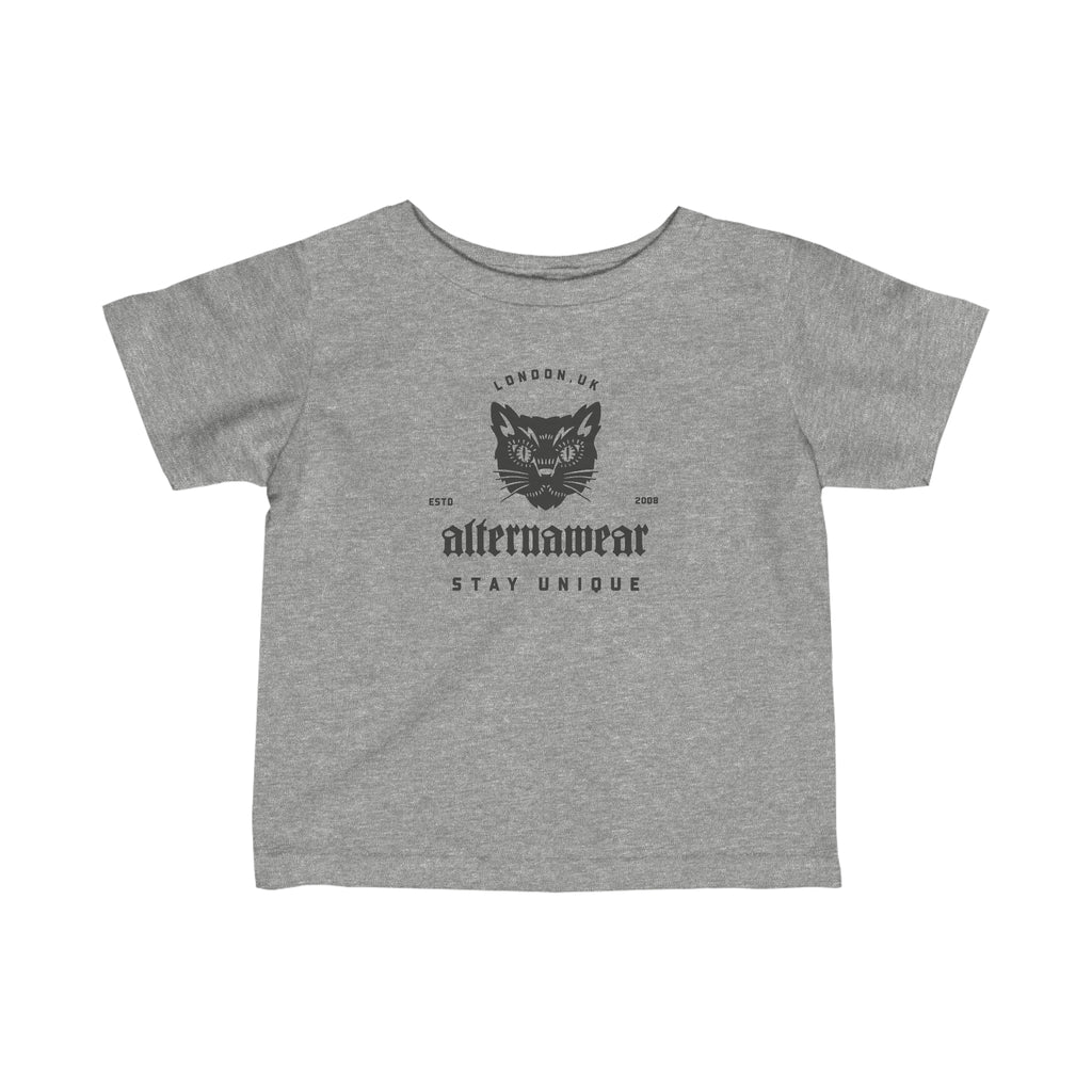 Angry Cat Tattoo Alternawear Infant Fine Jersey Tee