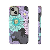 Floral Bat Tough Phone Case