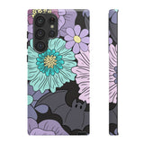 Floral Bat Tough Phone Case