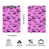 Pink Spooky Bat Clipboard