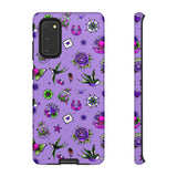 Retro Old School Lilac Tattoo Tough Cases