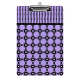 Purple Skull and Bone Clipboard