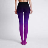 Purple Black Ombre Tights