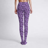 Purple Insect Print Tights