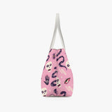 Pink Skull & Snake Alternawear Ladies Everyday Handbag Tote Bag