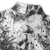 Black and White Skulls Cotton Womens Shirt