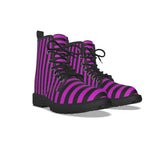 Pink Striped Ladies Festival Boots