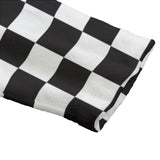 Black and White Checkered Dressing Gown