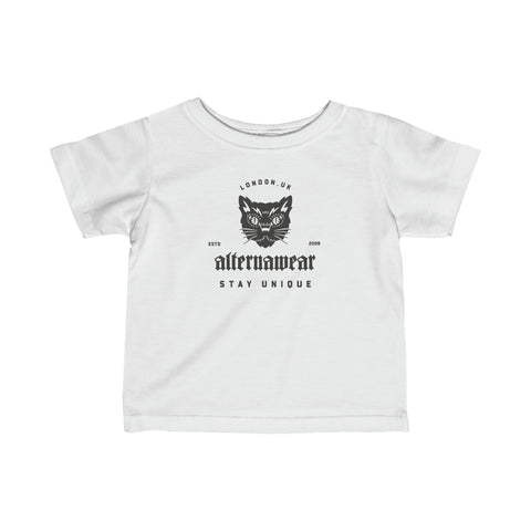 Angry Cat Tattoo Alternawear Infant Fine Jersey Tee