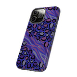 Purple Animal Print Tough Phone Case