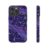 Purple Animal Print Tough Phone Case