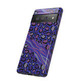 Purple Animal Print Tough Phone Case