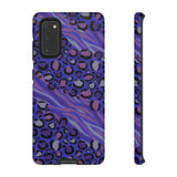 Purple Animal Print Tough Phone Case