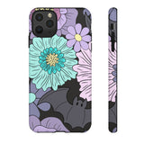 Floral Bat Tough Phone Case