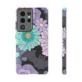 Floral Bat Tough Phone Case