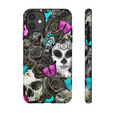 Day of the Dead Rose Lady Tough Phone Cases