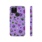 Retro Old School Lilac Tattoo Tough Cases