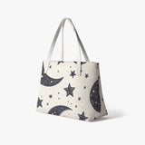 Celestial Moon Stars Tote Bag