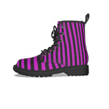 Pink Striped Ladies Festival Boots