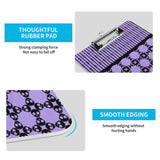 Purple Skull and Bone Clipboard