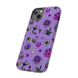 Retro Old School Lilac Tattoo Tough Cases